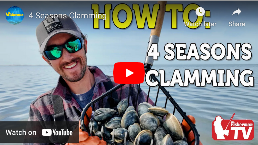 Clamming long Island Style with Matthew Broderick, "The Fisherman" Editor