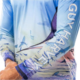 Guy Harvey Men's Dueling Sailfish Long Sleeve Performance Shirt