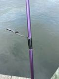 J&J custom snap jigging inshore spinning rod PURPLE 6’ ML, moderate-fast action *LOCAL PICKUP ONLY*