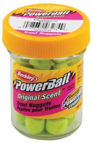 Berkley PowerBait Power Nuggets BPNFR Fishing Bait, Trout, Fluorescent Red  Bait D&B Supply