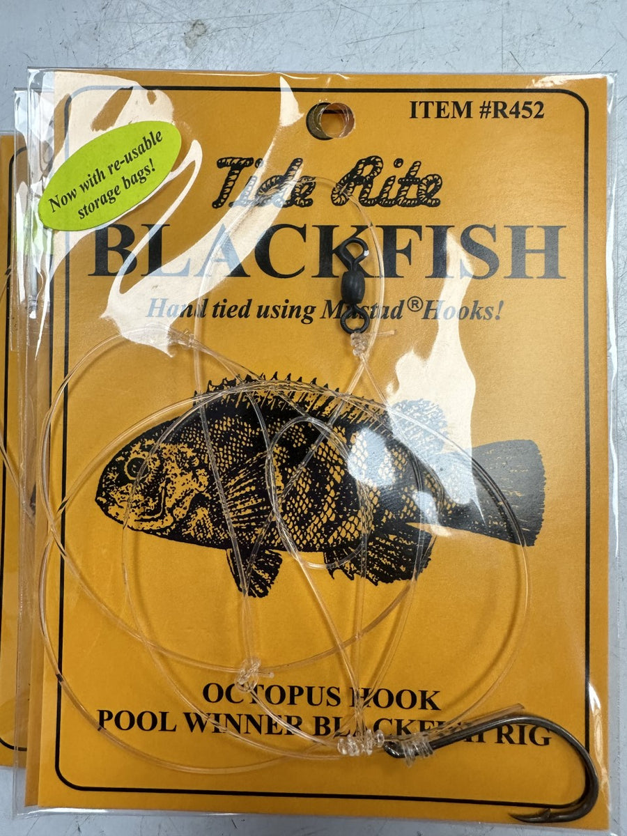 Tide Rite Blackfish Single Hook Rig Model #R452 – J & J Sports Inc.-Bait &  Tackle-Fishing Long Island