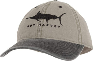 Guy Harvey SKETCHY EMBROIDERED GRAPHIC RELAXED HAT