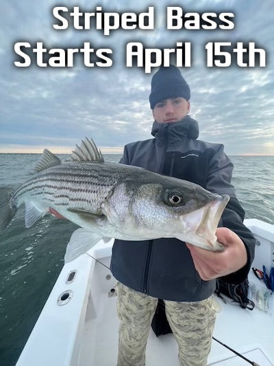 '2025 Striped Bass Season Opens April 15th