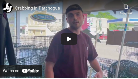 CRABS ARE IN-TIPS FOR CRABBING IN PATCHOGUE-VIew Video