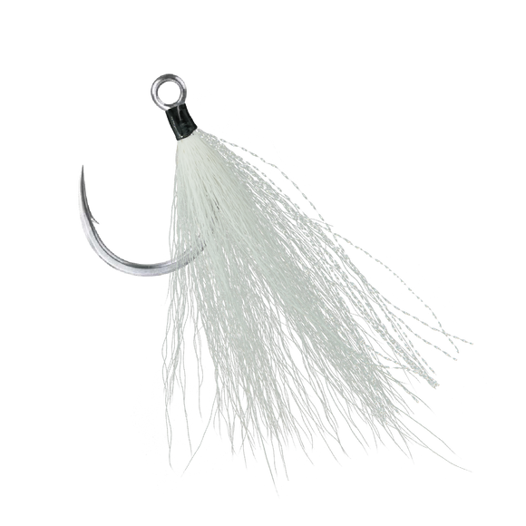 double fishing lure replacement hook hangers BKK Lone-Diablo Bucktail Teaser/Replacement Hook White – J & J Sports Inc.- Bait & Tackle-Fishing Long Island