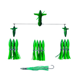 ChatterLures 24″ Wingman Side Tracker with 9″ Floating Shell Squid