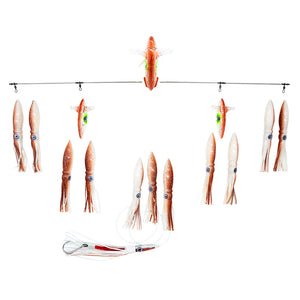 ChatterLures 36″ Wingman Side Tracker with 9″ Shell Squid