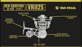 NEW Van Staal VRII25 Bailed Series Spinning Reel w/FREE BRAID-FREE SHIPPING