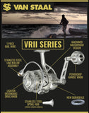 NEW Van Staal VRII25 Bailed Series Spinning Reel w/FREE BRAID-FREE SHIPPING