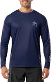 Guy Harvey Men's Diamond Blue Performance Sun Protection Top