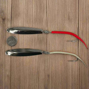 "Charlie Graves Lures"  Combo Pack: J-8 White Tube 2 1/4oz   1) J-8 Red Tube 2 1/4oz