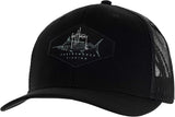 Guy Harvey Men's Marlin Patch Mesh Trucker Hat Black