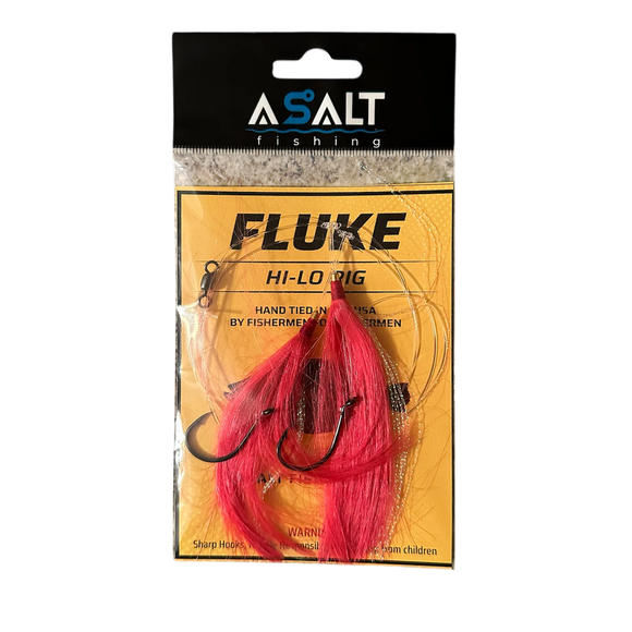 ASALT Fluke Hi-Lo Double Bucktail Rig