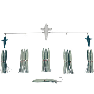 Chatter-Lures Carlson Offshore 36″ Splash Bar w/9″ Fuku Squid