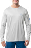 Guy Harvey Men's Core Four Performance Sun Protection Top Grey