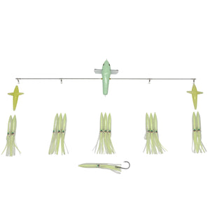 Chatter-Lures Carlson Offshore 36″ Splash Bar w/7″ Fuku Squid