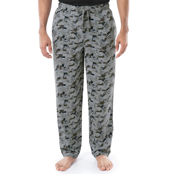 Guy Harvey Men's Camo Sail Knit Sleep Pants