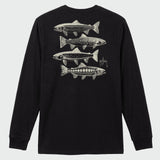 Guy Harvey Men's OG Long Sleeve Tee - River Collage