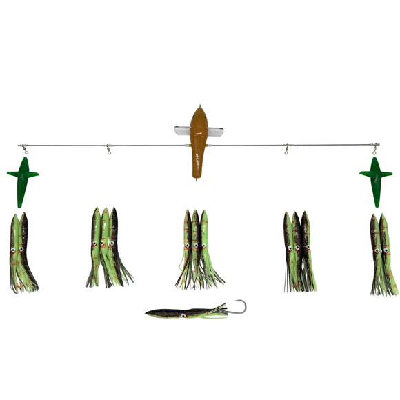 Chatter-Lures Carlson Offshore 36″ Splash Bar w/7″ Fuku Squid