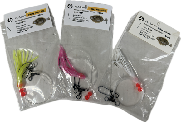 J&J 3-Way Squid Fluke Rig – J & J Sports Inc.-Bait & Tackle