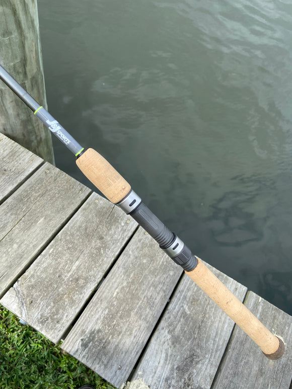 J&J Custom Inshore Spinning Rod 6’6” ML, moderate-fast action *LOCAL PICKUP ONLY*