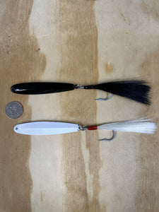 "Charlie Graves Lures"  Combo Pack: J-8 1 1/2oz White ) D-5 2 1/4oz