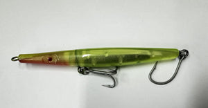 Super Strike Super "N" Fish 3oz Needle Fish Trans Neon Yellow NF7HW-028!