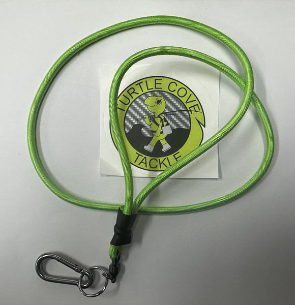 Turtle Cove Flashlight Neck Lanyard Neon Green