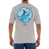 Guy Harvey Men's Tuna Hunt Short Sleeve T-Shirt sports grey