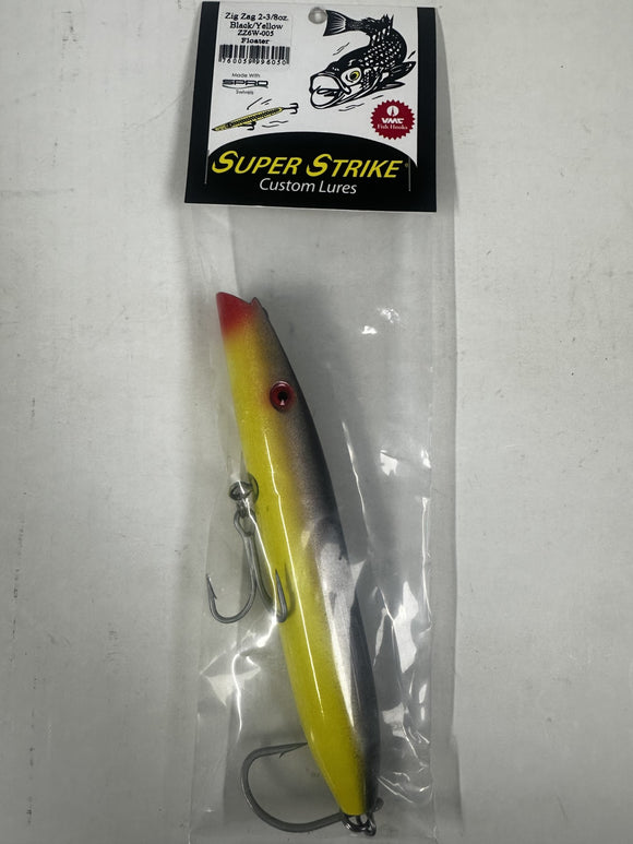 Super Strike Zig Zag 2 3/8 Darter Black Yellow – J & J Sports Inc