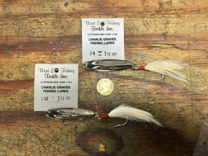 "Charlie Graves Lures"  Combo Pack:1) 1-W 1-1/4oz & 1) J4 1-1/2oz