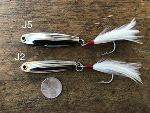 "Charlie Graves Lures"  Combo Pack:1) J5 1-1/2oz & 1) J2 1oz