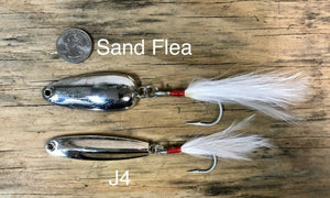 "Charlie Graves Lures"  Combo Pack:1) Sandflea 2-1/2oz & 1) J4 1-1/2oz