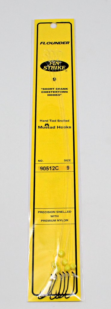 best hook for flounder fishing Fin Strike Snelled Hooks Flounder w/Corn Beads Size 9 – J & J Sports Inc.- Bait & Tackle-Fishing Long Island