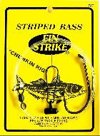 FIN-STRIKE STRIPED BASS CHUNKING RIG WITH MUSTAD HOOKS – J & J Sports  Inc.-Bait & Tackle-Fishing Long Island