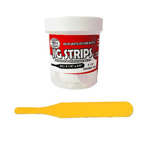 Fat Cow Jig Strips Skinny Tail 5 1/4" - 8 ct - Squid Scented