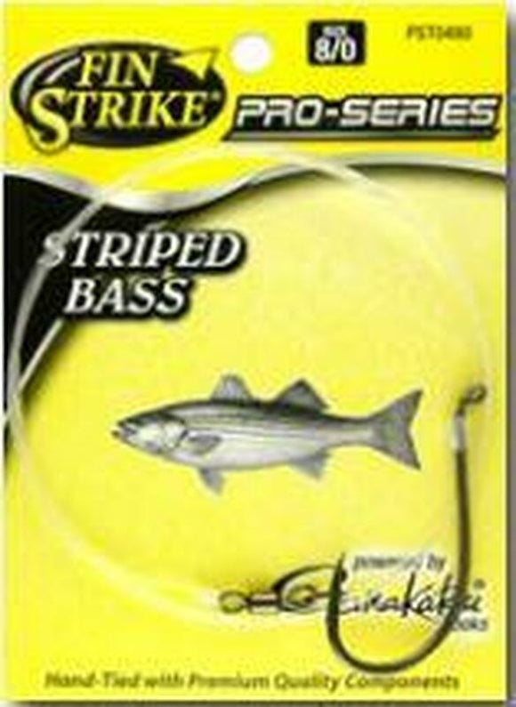 FIN-STRIKE Pro Series Striped Bass Rig With Snelled Gamakatsu