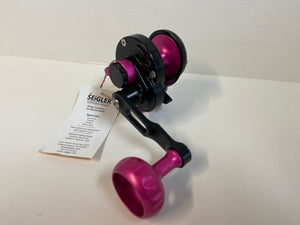 SEIGLER Small Game Narrow Lever Drag Custom (SGN) Pink and Black