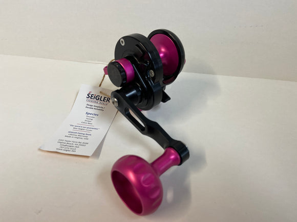 SEIGLER Small Game Narrow Lever Drag Custom (SGN) Pink and Black