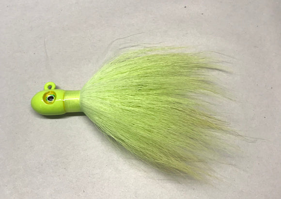 Jecks Bucktails Chartreuse 3 Pack