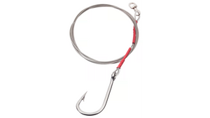 Malin Cable Shark Rig 12' 1000LB 11/0 SSJ Hook Clear ( MAL-80011 )