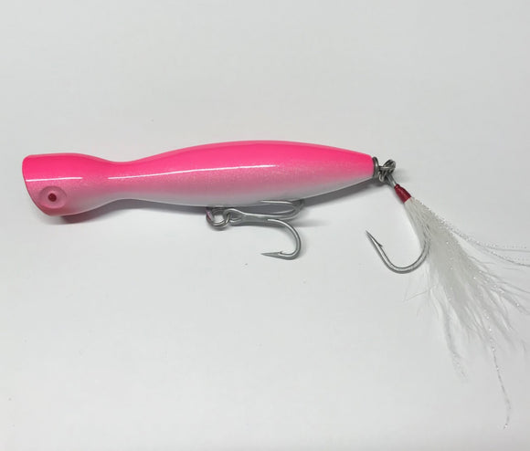 Super Strike Little Neck Popper  2-3/4oz Pink white