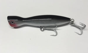 Super Strike Little Neck Popper 1-1/2oz Black Silver