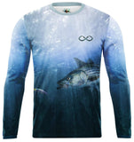 SET THE HOOK Striped Bass Signature Series UV Performance Shirt