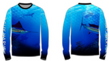 Guy Harvey’s Men's Beneath Surface Sun Protection Tshirt Surf The Web