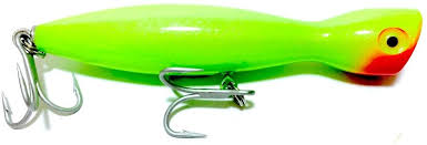 Super Strike Little Neck Popper 1-1/2oz Chartreuse