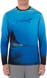 Guy Harvey’s Men's Beneath Surface Sun Protection Tshirt Surf The Web