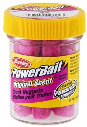 Berkley PowerBait Power Nuggets BPNFR Fishing Bait, Trout, Fluorescent Red  Bait D&B Supply