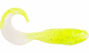 Gulp!® Swimming Mullet 5" Chartreuse Pepper Neon