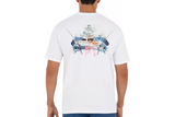 Guy Harvey Billfish Fishing Short-Sleeve T-Shirt for Men - Bright White